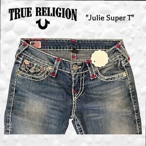 👖 True Religion Skinny Jeans - Ladies Size 26 - Pink Label 👖